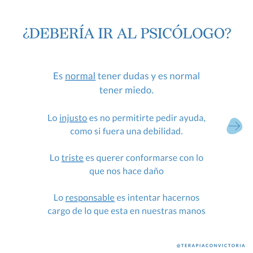 Es normal tener dudas antes de ir al psicólogo